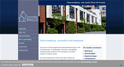 Desktop Screenshot of hausverwaltung-bros.de